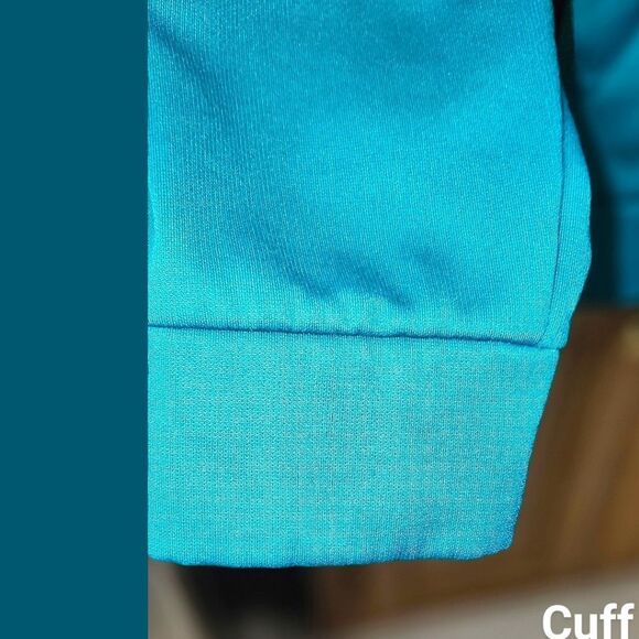 NIKE UNISEX TEAL & BLACK HOODED PULLOVER SWEATSHIRT SIZE XL - Picture 4 of 12